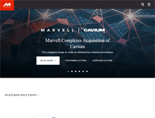 Tablet Screenshot of marvell.com